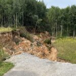 21.08.2023. Dziewiątle. Tąpnięcie ziemi / Fot. Patryk Wójcik - Radio Kielce