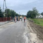 03.08.2023. Koprzywnica. Przebudowa ulicy Sandomierskiej / Fot. Grażyna Szlęzak- Radio Kielce