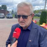 08.08.2023. Skarżysko-Kościelne. Promocja programu „Czyste Powietrze” ze świętokrzyskimi sołtysami. Na zdjęciu: Stanisław Czubak - sołtys sołectwa Kierz Niedźwiedzi / Fot. Krzysztof Bujnowicz - Radio Kielce