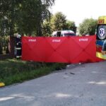 13.08.2023. Kielce. Śmiertelny wypadek / Fot. KM PSP Kielce