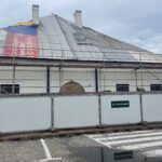 10.08.2023. Staszów. Remont zabytkowego ratusza w Staszowie / Fot. Grażyna Szlęzak - Radio Kielce