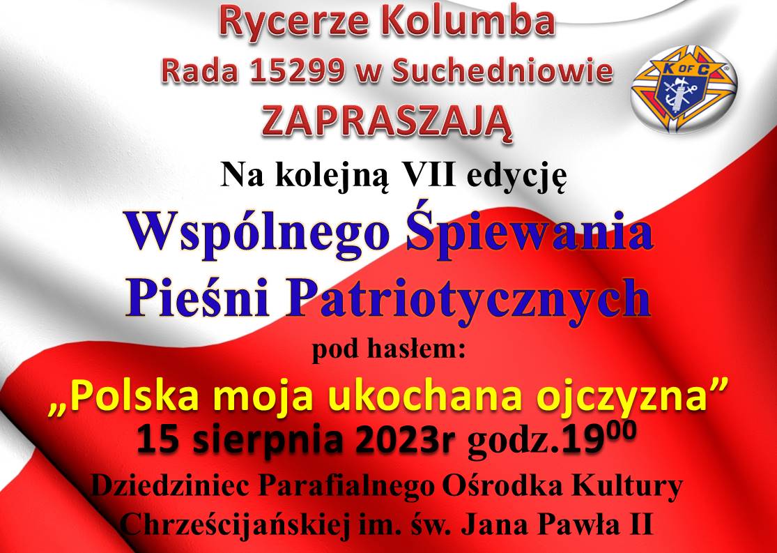 Suchedniów będzie śpiewać patriotyczne piosenki - Radio Kielce