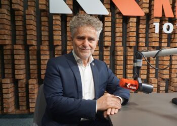 28.08.2023. Radio Kielce. Krzysztof Słoń - senator PiS / Fot. Aleksandra Kwaśniewska - Radio Kielce