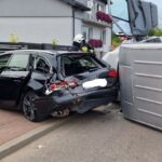 Dwie osoby ranne po zderzeniu busa i osobówki