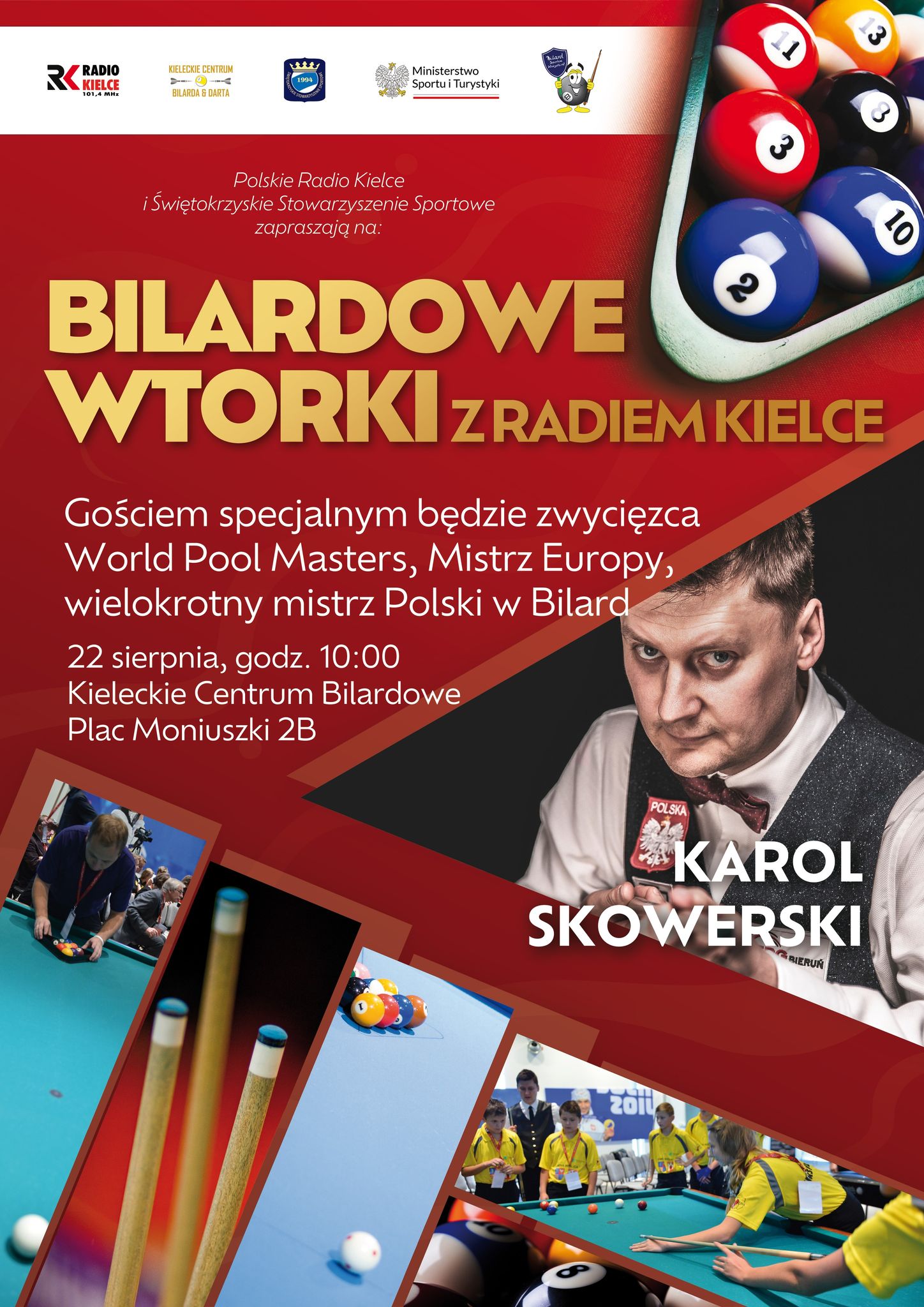 „Bilardowe Wtorki z Radiem Kielce” z Karolem Skowerskim - Radio Kielce