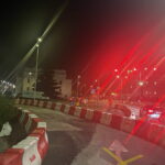 19.08.2023. Kielce. Aleja IX Wieków Kielc z tymczasową organizacją ruchu. / Fot. Dionizy Krawczyński – Radio Kielce