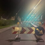 19.08.2023. Kielce. Aleja IX Wieków Kielc z tymczasową organizacją ruchu. / Fot. Dionizy Krawczyński – Radio Kielce