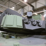 28.08.2023. Kielce. Targi Kielce. Koreański czołg K2, który będzie można zobaczyć podczas XXXI Międzynarodowego Salonu Przemysłu Obronnego / Fot. Wiktor Taszłow – Radio Kielce