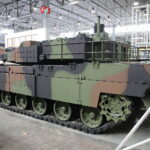 28.08.2023. Kielce. Targi Kielce. Koreański czołg K2, który będzie można zobaczyć podczas XXXI Międzynarodowego Salonu Przemysłu Obronnego / Fot. Wiktor Taszłow – Radio Kielce