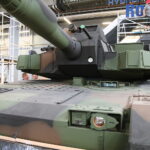 28.08.2023. Kielce. Targi Kielce. Koreański czołg K2, który będzie można zobaczyć podczas XXXI Międzynarodowego Salonu Przemysłu Obronnego / Fot. Wiktor Taszłow – Radio Kielce