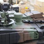 28.08.2023. Kielce. Targi Kielce. Koreański czołg K2, który będzie można zobaczyć podczas XXXI Międzynarodowego Salonu Przemysłu Obronnego / Fot. Wiktor Taszłow – Radio Kielce