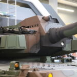 28.08.2023. Kielce. Targi Kielce. Koreański czołg K2, który będzie można zobaczyć podczas XXXI Międzynarodowego Salonu Przemysłu Obronnego / Fot. Wiktor Taszłow – Radio Kielce