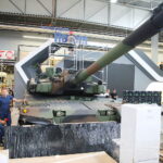 28.08.2023. Kielce. Targi Kielce. Koreański czołg K2, który będzie można zobaczyć podczas XXXI Międzynarodowego Salonu Przemysłu Obronnego / Fot. Wiktor Taszłow – Radio Kielce