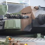 28.08.2023. Kielce. Targi Kielce. Koreański czołg K2, który będzie można zobaczyć podczas XXXI Międzynarodowego Salonu Przemysłu Obronnego / Fot. Wiktor Taszłow – Radio Kielce