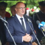 01.08.2023. Kielce. Obchody 79. rocznicy Powstania Warszawskiego. Na zdjęciu: Piotr Wawrzyk - wiceminister spraw zagranicznych / Fot. Wiktor Taszłow - Radio Kielce