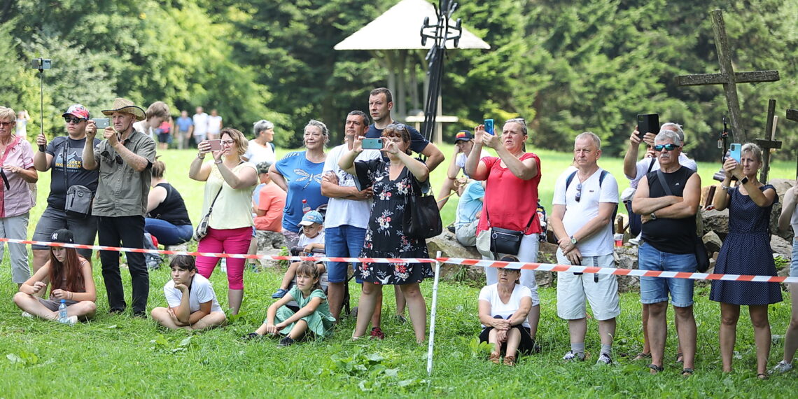 20.08.2023. Święty Krzyż. Widowisko historyczne „Opowieść jako żywa…”. / Fot. Wiktor Taszłow - Radio Kielce