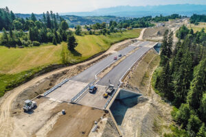 Budowa drogi krajowej nr 47 Rdzawka - Nowy Targ / źródło: GDDKiA
