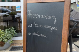 19.08.2023. Kielce. Restauracja po pożarze. / Fot. Wiktor Taszłow - Radio Kielce