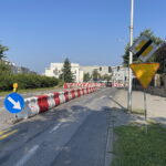 20.08.2023. Kielce. Aleja IX Wieków Kielc z tymczasową organizacją ruchu. / Fot. Wiktor Taszłow - Radio Kielce