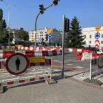 20.08.2023. Kielce. Aleja IX Wieków Kielc z tymczasową organizacją ruchu. / Fot. Wiktor Taszłow - Radio Kielce