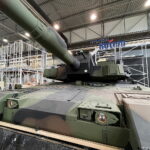 28.08.2023. Kielce. Targi Kielce. Koreański czołg K2, który będzie można zobaczyć podczas XXXI Międzynarodowego Salonu Przemysłu Obronnego / Fot. Wiktor Taszłow – Radio Kielce