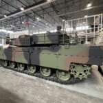 28.08.2023. Kielce. Targi Kielce. Koreański czołg K2, który będzie można zobaczyć podczas XXXI Międzynarodowego Salonu Przemysłu Obronnego / Fot. Wiktor Taszłow – Radio Kielce
