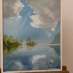 Piękno natury na wystawie w sandomierskim ratuszu - Radio Kielce 26.08.2023. Sandomierz. Wystawa malarstwa Krzysztofa Woźniaka / Fot. Grażyna Szlęzak - Radio Kielce