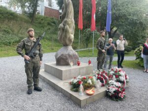 31.08.2023. Sandomierz. Uroczystości 43 rocznicy podpisania Porozumień Sierpniowych. / Fot. Grażyna Szlęzak - Radio Kielce