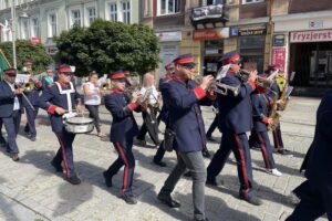 13.08.2023. Kielce. Marsz przedstawicieli Polskiego Stronnictwa Ludowego / Fot. Michał Kita - Radio Kielce