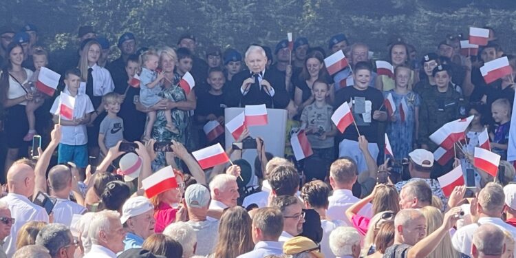 Jarosław Kaczyński w Zawichoście