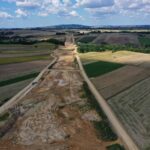 11.08.2023. Budowa obwodnicy Opatowa / Fot. Jarosław Kubalski – Radio Kielce