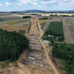 11.08.2023. Budowa obwodnicy Opatowa / Fot. Jarosław Kubalski – Radio Kielce