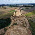 11.08.2023. Budowa obwodnicy Opatowa / Fot. Jarosław Kubalski – Radio Kielce