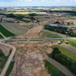 11.08.2023. Budowa obwodnicy Opatowa / Fot. Jarosław Kubalski – Radio Kielce