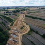 11.08.2023. Budowa obwodnicy Opatowa / Fot. Jarosław Kubalski – Radio Kielce