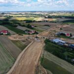 11.08.2023. Budowa obwodnicy Opatowa / Fot. Jarosław Kubalski – Radio Kielce