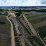 11.08.2023. Budowa obwodnicy Opatowa / Fot. Jarosław Kubalski – Radio Kielce