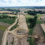 11.08.2023. Budowa obwodnicy Opatowa / Fot. Jarosław Kubalski – Radio Kielce