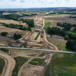 11.08.2023. Budowa obwodnicy Opatowa / Fot. Jarosław Kubalski – Radio Kielce