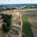 11.08.2023. Budowa obwodnicy Opatowa / Fot. Jarosław Kubalski – Radio Kielce