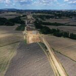 11.08.2023. Budowa obwodnicy Opatowa / Fot. Jarosław Kubalski – Radio Kielce