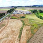 11.08.2023. Budowa obwodnicy Opatowa / Fot. Jarosław Kubalski – Radio Kielce