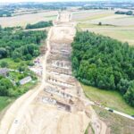 11.08.2023. Budowa obwodnicy Opatowa / Fot. Jarosław Kubalski – Radio Kielce