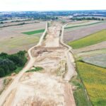 11.08.2023. Budowa obwodnicy Opatowa / Fot. Jarosław Kubalski – Radio Kielce