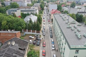 22.08.2023. Kielce. Ulica Śniadeckich / Fot. Jarosław Kubalski – Radio Kielce