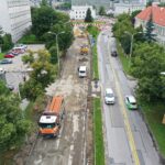 28.08.2023. Kielce. Przebudowa Alei IX Wieków Kielc / Fot. Jarosław Kubalski – Radio Kielce