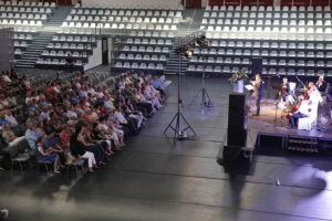 15.08.2023 Chęciny. Koncert z cyklu „Zamkowe spotkania z muzyką”/ Fot. Jarosław Kubalski - Radio Kielce