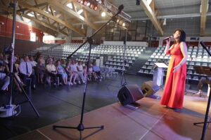 15.08.2023 Chęciny. Koncert z cyklu „Zamkowe spotkania z muzyką”/ Fot. Jarosław Kubalski - Radio Kielce