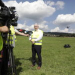 23.08.2023. Kielce. Kurs zawodowy „Pilot bezzałogowego statku powietrznego”. Na zdjęciu: Andrzej Bętkowski - marszałek województwa / Fot. Jarosław Kubalski - Radio Kielce