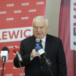 Nowa Lewica zaprezentowała kandydatów do Sejmu i Senatu - Radio Kielce 26.08.2023 Kielce. Konferencja Lewicy. Na zdjęciu Jerzy Jaskiernia / Fot. Jarosław Kubalski - Radio Kielce